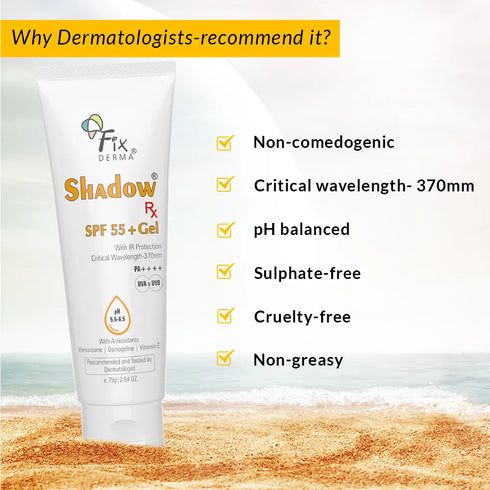 Fixderma Skincare Shadow Spf 55+ Gel